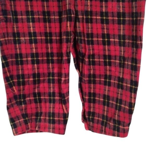 First Moments 6-9 months plaid overalls Red Black Yellow Adjustable - Picture 5 of 8